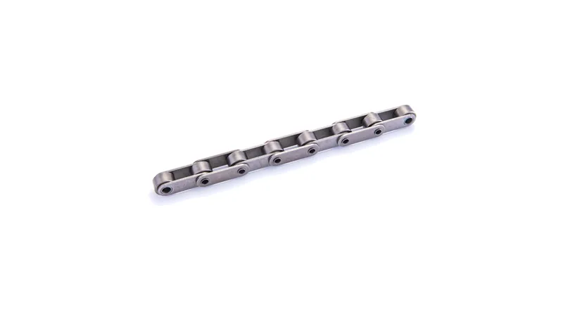 Hollow-pin conveyor chain with large rollers